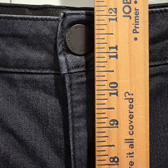 Democracy Jeans Womens 24W Blue Ab Solution Stretch Skinny Plus Size Dark Wash - Picture 8 of 11